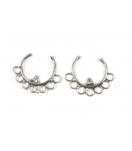 Septum Plata Falso. Precio par