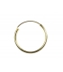 Aro Plata Liso Bañado 22 X 1.5mm Precio Par