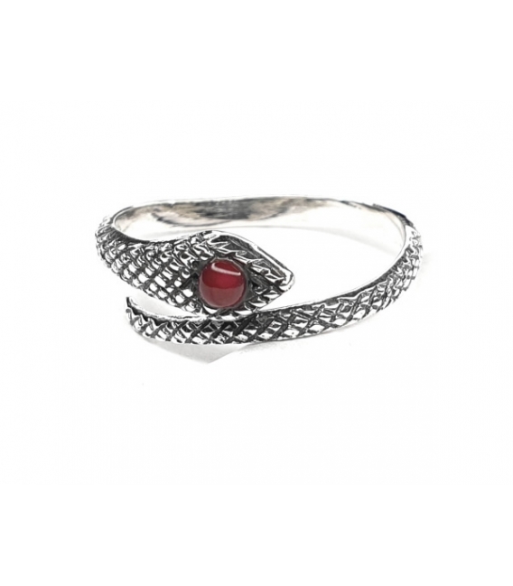 Anillo Plata Serpiente 180