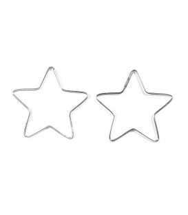 Pendiente Plata Estrella 35mm