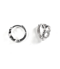 Boucles d'oreilles Cercles Argent Rodhié