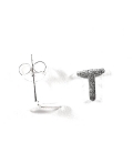 Boucles d'oreilles Lettre T