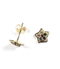 Boucles d'oreilles Étoile Couleur Recouverte