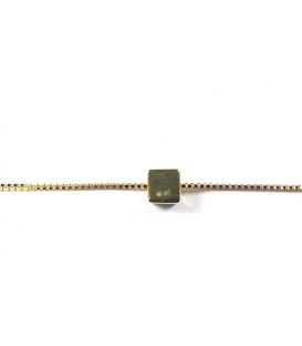 Bracelet Cube 15,5+3cm Recouvert