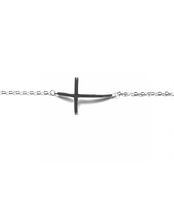 Bracelet Croix 16+3cm