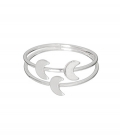 Anillo Plata Lunas