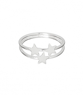Anillo Plata Estrellas