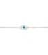 Bracelet Argent Mauvais Oeil 16,5+3cm