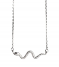 Collier Argent Serpent