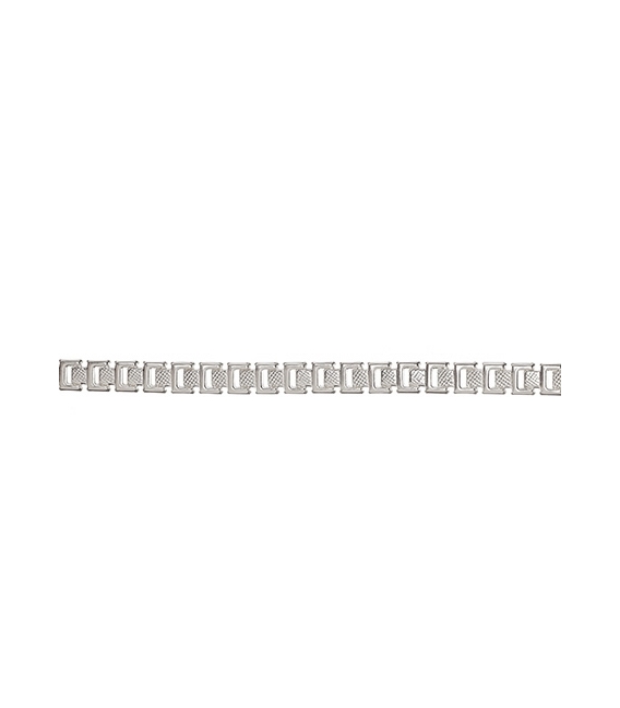 Bracelet Argent Fantaisie 13-7 17+3cm