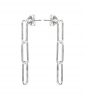 Boucles d'oreilles Argent Chaîne Prix Paire