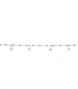 Pulsera Bolitas Estrellas 17+3cm
