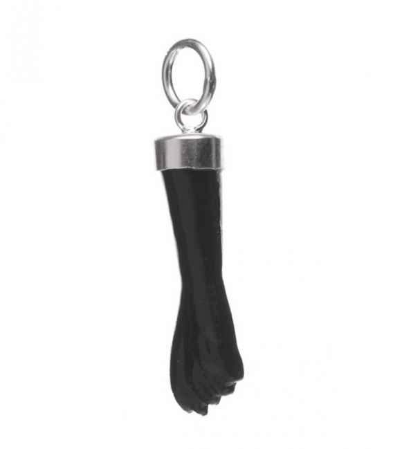 Colgante Puño Higa Negra 20mm