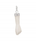 Colgante Plata Higa Blanca 17mm
