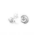 Pendiente Espiral de Plata