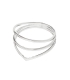 Anillo Plata V Liso