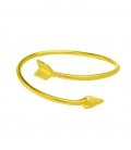 Anillo Plata Flecha Bañado