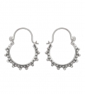 Pendiente Plata Aro Filigranas 21mm.PrecioPar