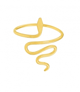 Bague Argent Serpent Recouverte