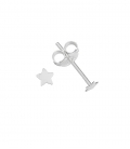 Pendiente Plata Estrella 2.9mm. Precio par