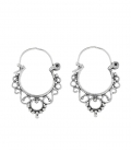 Pendiente Plata Filigranas 31mm. Precio Par