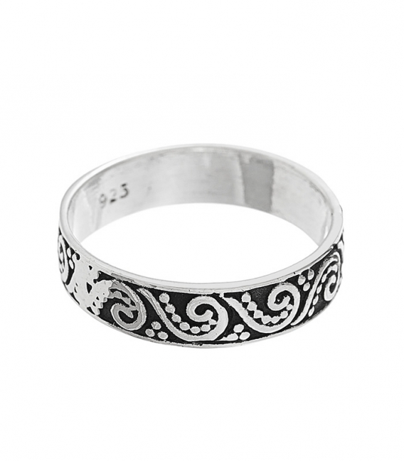Anillo Plata Tribal 709