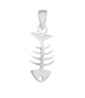Colgante Plata Raspa 15mm