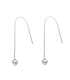 Pendiente Plata Cadena Circonita 4.5m. Precio Par