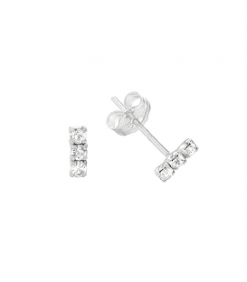 Bucles d'oreilles Argent Zirconiums