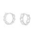 Pendiente Plata Aro Cadena 12mm Precio par