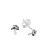 Boucles d'oreilles Argent Champignon 5.8mm. Prix Paire