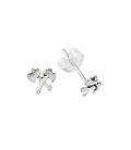 Pendiente Plata Hacha 4.2mm. Precio par