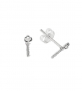 Pendiente Plata Llave 8.3mm. Precio par