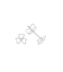 Boucles d'oreilles Argent Trèfle 4.8mm. Prix Paire