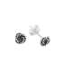 Pendiente Plata Circulo Trenzado 5mm Precio par