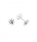 Boucles d'oreilles Argent Soleil 6.7mm. Prix Paire