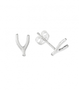 Boucles d'oreilles Argent os chanceux 8mm Prix Paire