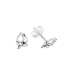 Pendiente Plata Flor Tulipan 7.3mm. Precio par