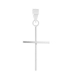 Colgante Plata Cruz 20mm