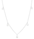 Collier Argent Etoile Zirconium 39+3cm