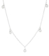 Gargantilla Plata Circonitas 39+3cm