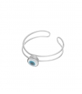 Anillo Plata Pie Midi Ojo Turco