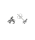 Pendiente Plata Pegaso 8mm. precio par