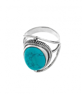 Bague Argent Turquoise 2,50cm