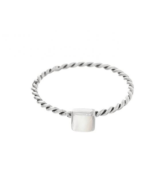 Anillo Plata Nacar 4.5mm