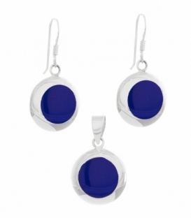 Conjunto Plata Lapizlazuli 1,60cm