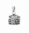 Colgante Plata Cofre Corazón 25mm X 26mm