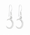 Pendiente Plata Luna 14mm Precio par