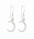 Boucles d'oreilles Argent Lune 14mm Prix Paire