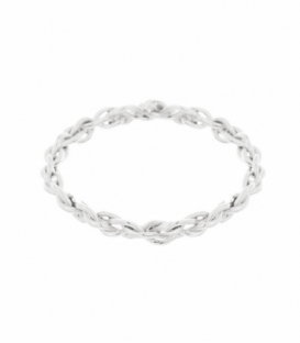 Anillo Plata Trenzado